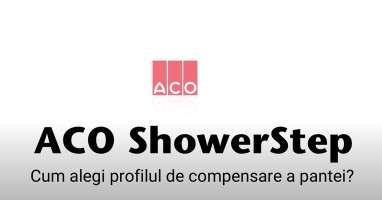 Cum alegi corect profilul de compensare pantă duș ACO ShowerStep?