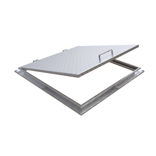 Capac ACO Access Cover Cellar din otel zincat, pentru interior, dimensiune utila 600x600mm, inaltime 48mm