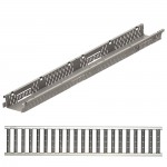 Rigolă ACO Self Highline din oțel zincat, cu grătar din oțel zincat, lungime 500mm, înălțime 50mm