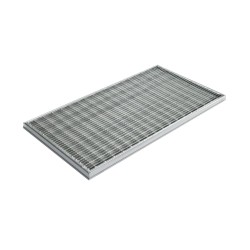 Ștergător de picioare încastrabil ACO Self Vario, cu ramă din aluminiu și grătar rețea ochiuri 30/10, 750x500x30mm