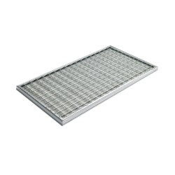 Ștergător de picioare încastrabil ACO Self Vario, cu ramă din aluminiu și grătar retea ochiuri 30/30, 600x400x30mm