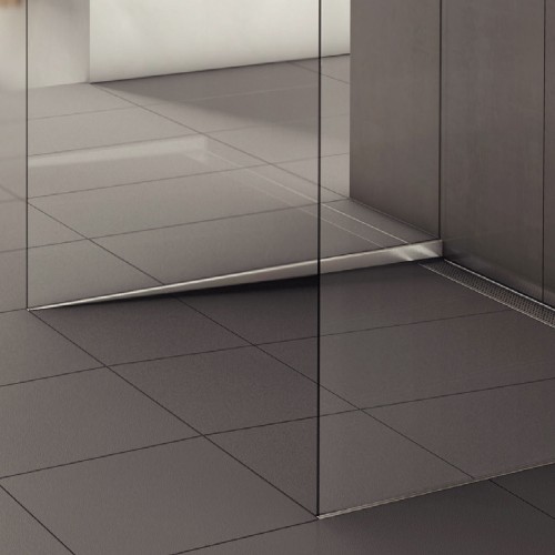 Profil din inox pentru compensare pantă duș, ACO ShowerStep, dreapta, lungime 1490mm, înălțime 15mm, finisaj mat Profil din inox pentru compensare pantă duș, ACO ShowerStep, dreapta, lungime 1490mm, înălțime 15mm, finisaj mat