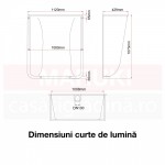 Curte de lumină ACO Therm 1000 x 1300 x 400 mm cu sifon și kit de montaj inclus, cod 35603 Curte de lumină ACO Therm 1000 x 1300 x 400 mm cu sifon și kit de montaj inclus, cod 35603