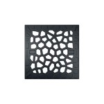 Gura scurgere Europoint, 252x252x168 mm, din beton cu polimeri, stut DN110, gratar fonta design Voronoi