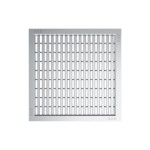 Gura scurgere Europoint, 252x252x587 mm, din beton cu polimeri, stut DN110, gratar cu bare longitudinale, inox