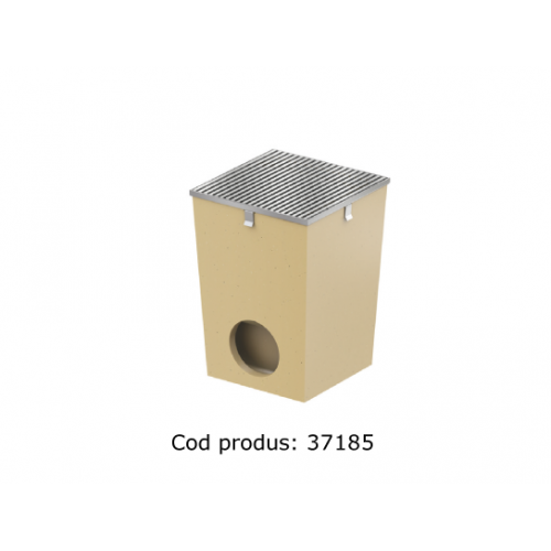 Gură de scurgere ACO Self cu ramă și grătar din oțel inox, cod 37185 Gură de scurgere ACO Self cu ramă și grătar din oțel inox, cod 37185