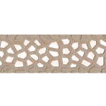 Rigola ACO Self Euroline din beton cu polimeri, gratar tip Voronoi din fonta culoare Citrine, lungime 100cm, DN100
