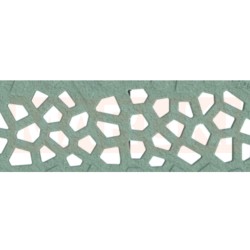 Rigola ACO Self Euroline din beton cu polimeri, gratar tip Voronoi din fonta culoare Malachite, lungime 100cm, DN100