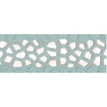 Rigola ACO Self Euroline din beton cu polimeri, gratar tip Voronoi din fonta culoare Perle, lungime 100cm