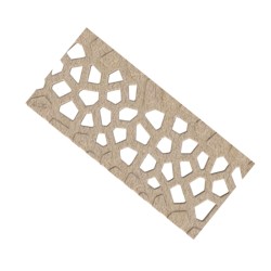 Set 7 rigole ACO Self Euroline din beton cu polimeri, grătar din fontă model Voronoi Citrine, B125, L=7m, lxh=11.8x10cm si accesorii